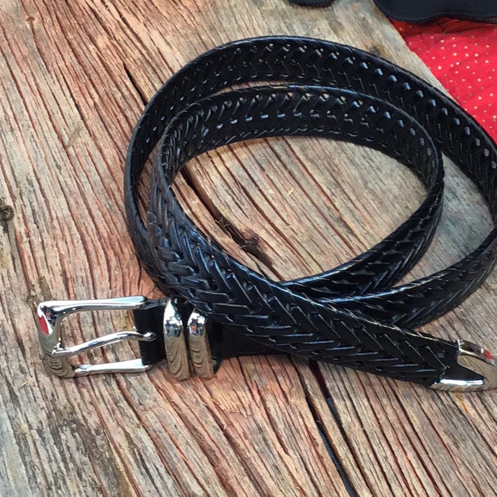 Men’s Braided leather belt